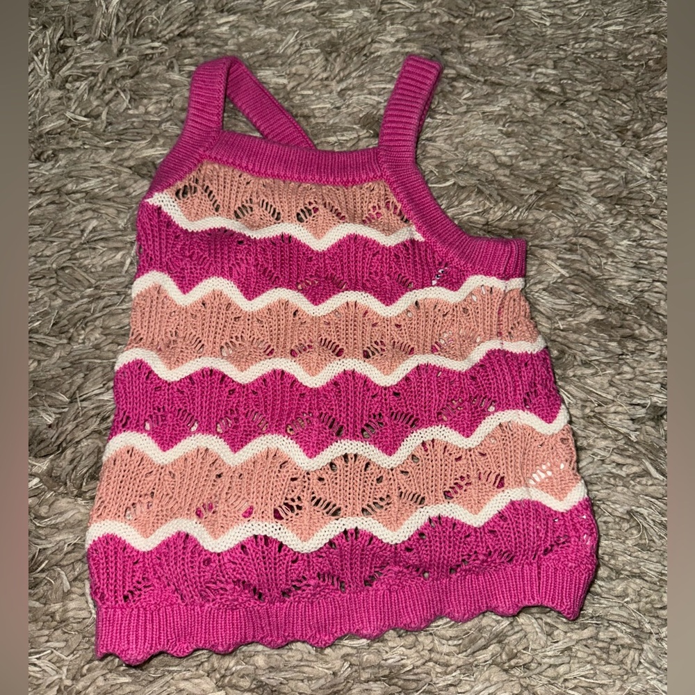 Old navy toddler girl knit tank top